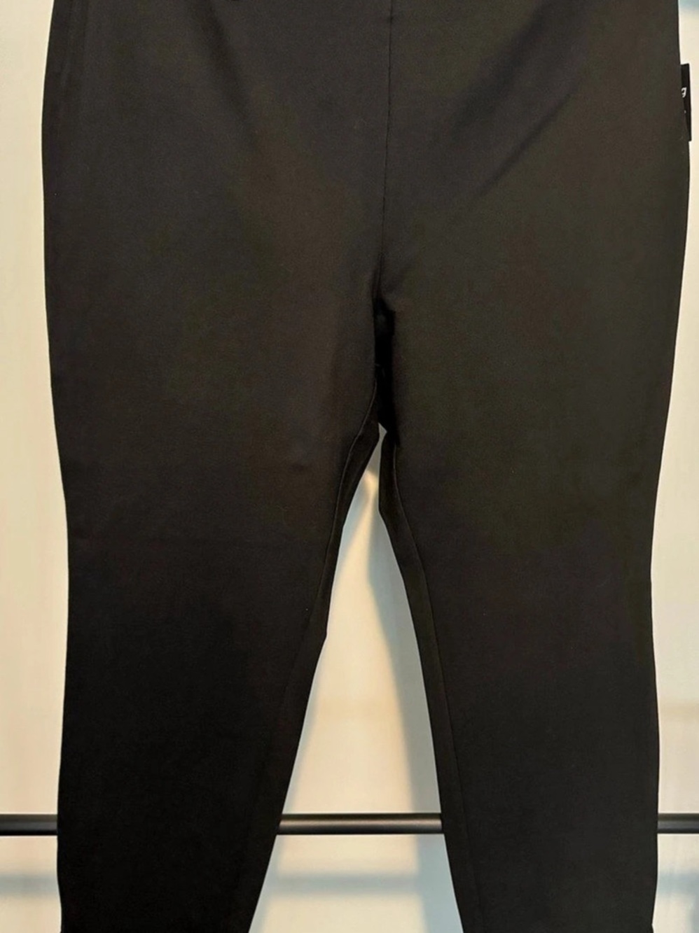 Rafaella The Slim High Rise Ankle Pant Black 3X